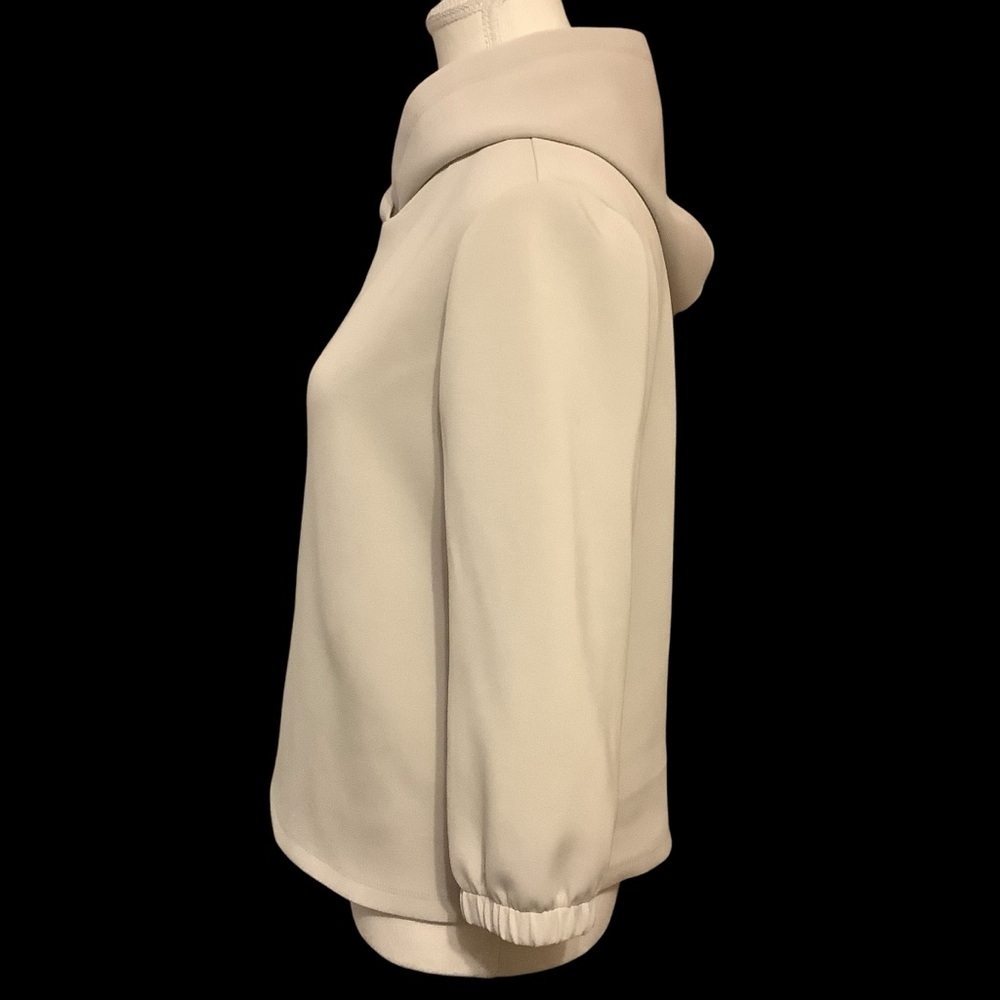 YEST THE NETHERLANDS CREAM 3/4 LENGTH SLEEVE PULLOVER HOODIE/ SWEATSHIRT/ SIZE 2 - Picture 2 of 11